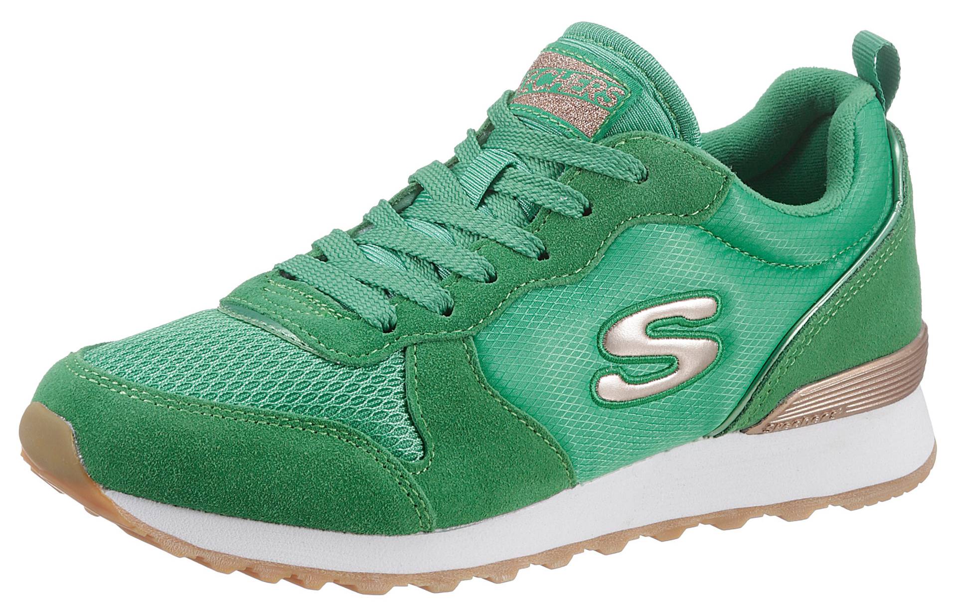 Skechers Sneaker »OG 85 - GOLDN GURL«, Freizeitschuh, Halbschuh, Schnürschuh mit Air-Cooled Memory Foam von Skechers