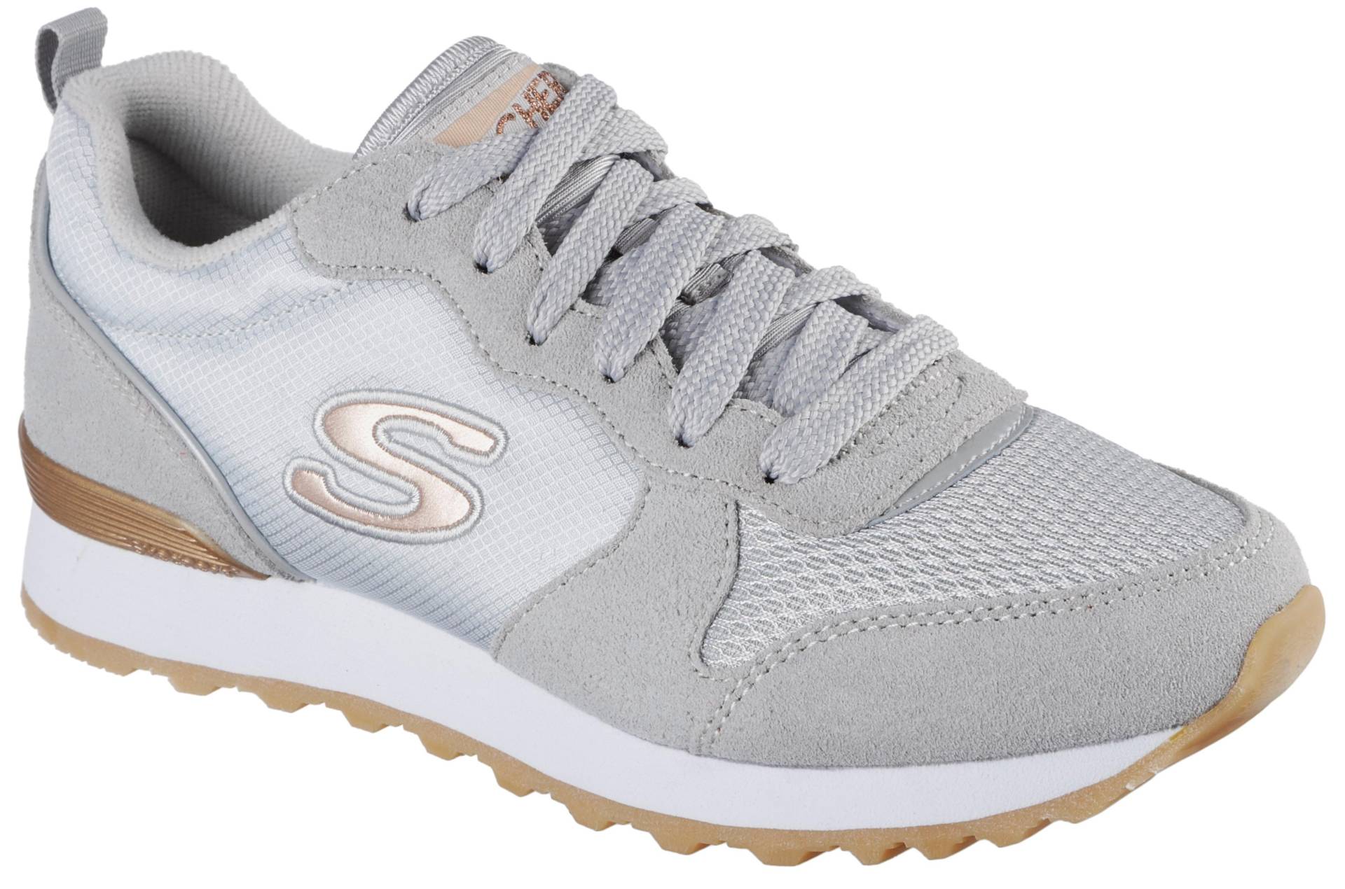 Skechers Sneaker »OG 85 - GOLDN GURL«, Schnürschuh, Original-Retro-Jogginschuh mit Air-Cooled Memory Foam® von Skechers