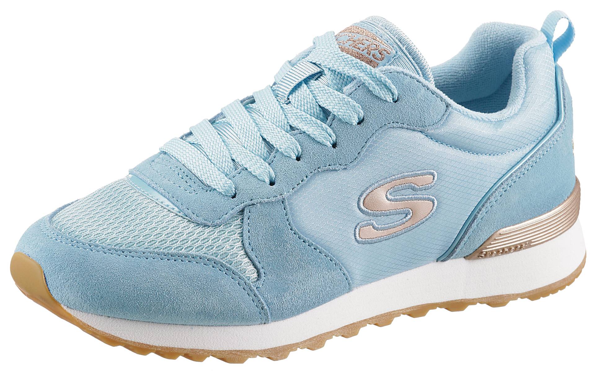 Skechers Sneaker »OG 85 - GOLDN GURL«, Schnürschuh, Original-Retro-Jogginschuh mit Air-Cooled Memory Foam® von Skechers