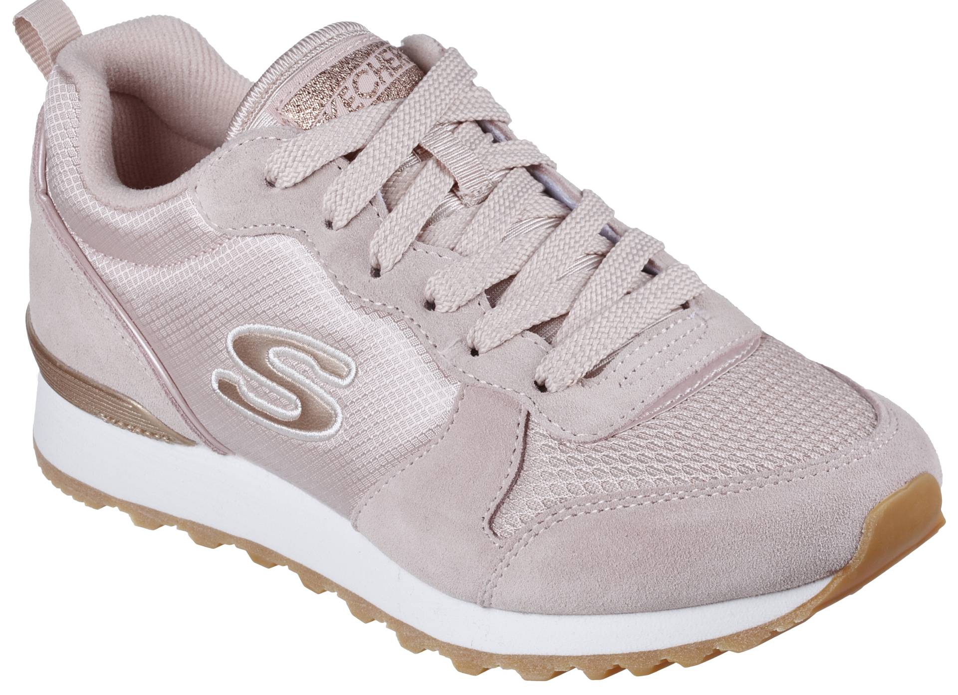 Skechers Sneaker »OG 85 - GOLDN GURL«, Schnürschuh, Original-Retro-Jogginschuh mit Air-Cooled Memory Foam® von Skechers