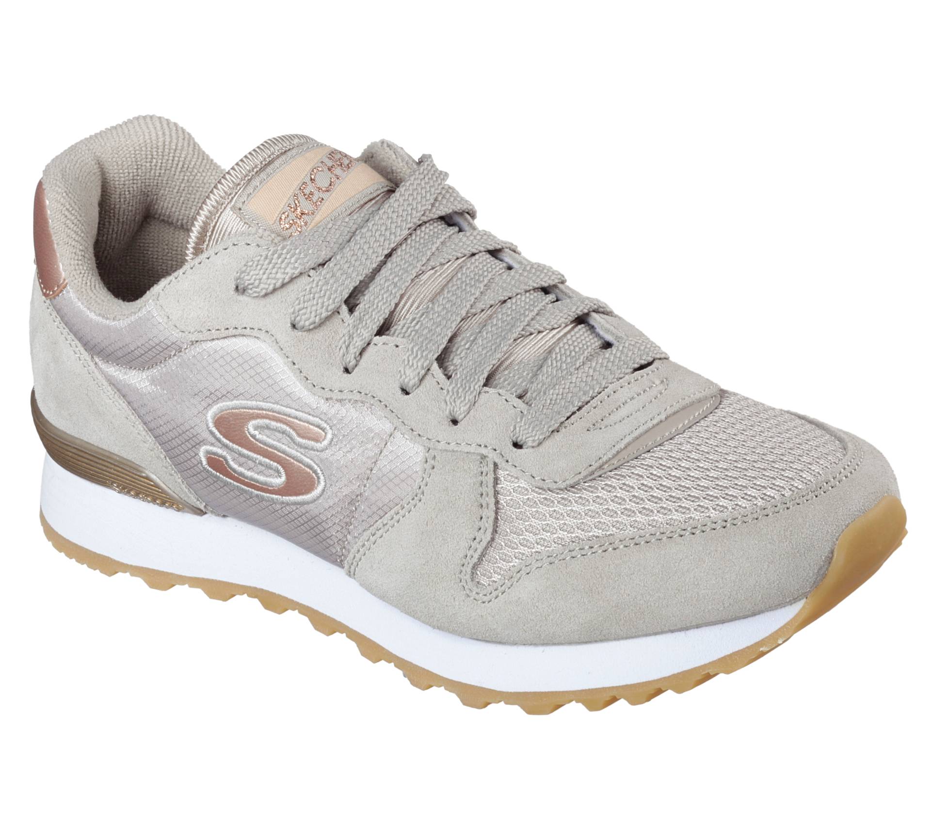 Skechers Sneaker »OG 85 - GOLDN GURL«, Schnürschuh, Original-Retro-Jogginschuh mit Air-Cooled Memory Foam® von Skechers