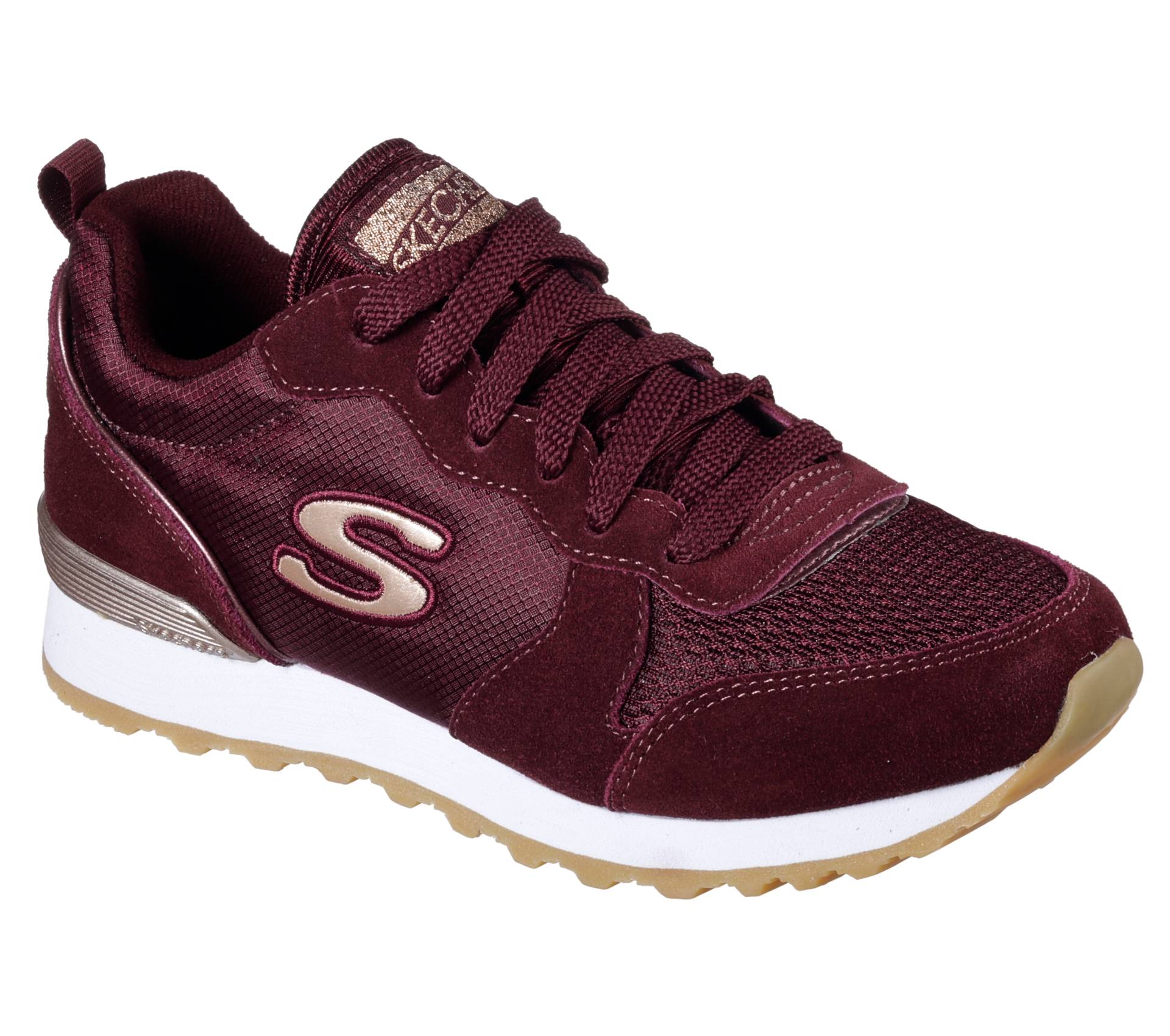 Skechers Sneaker »OG 85 - GOLDN GURL«, Schnürschuh, Original-Retro-Jogginschuh mit Air-Cooled Memory Foam® von Skechers