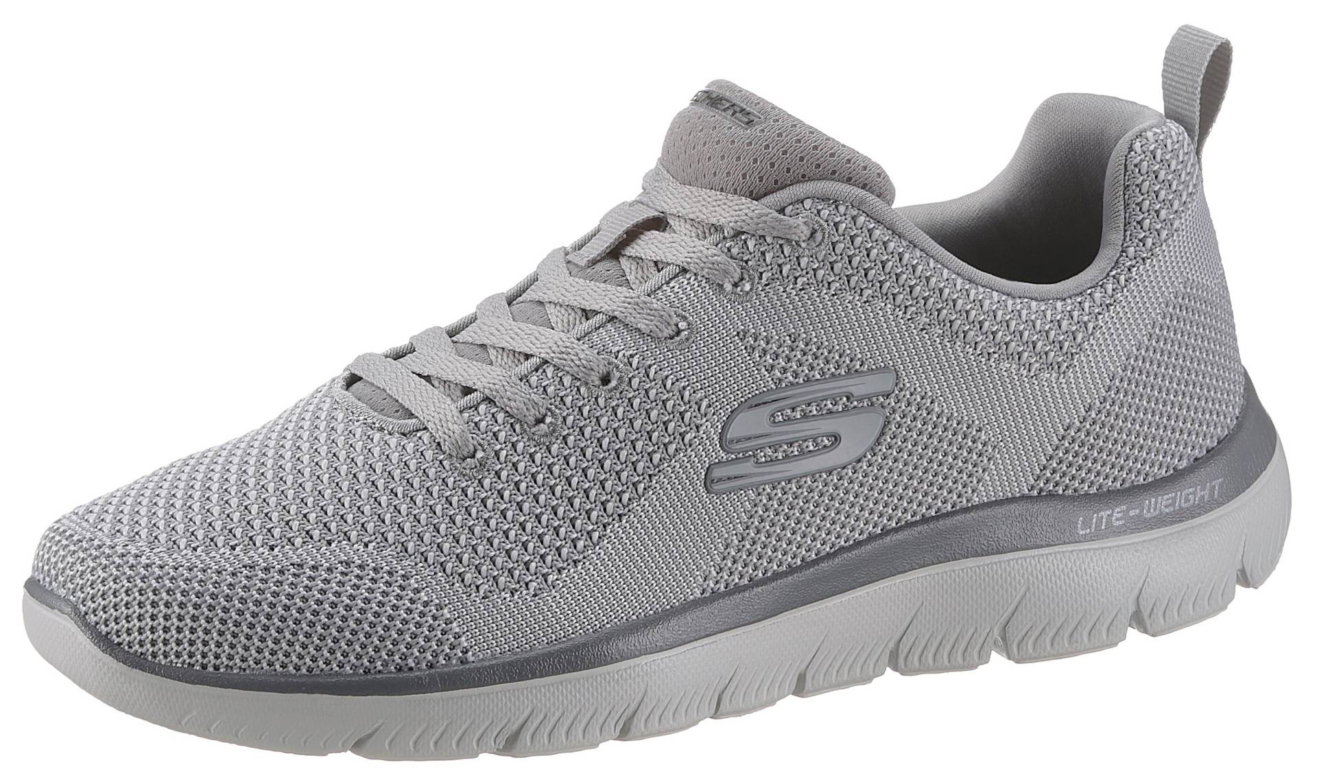 Skechers Sneaker »SUMMITS«, mit gepolstertem Schaftrand, Freizeitschuh, Halbschuh, Schnürschuh von Skechers