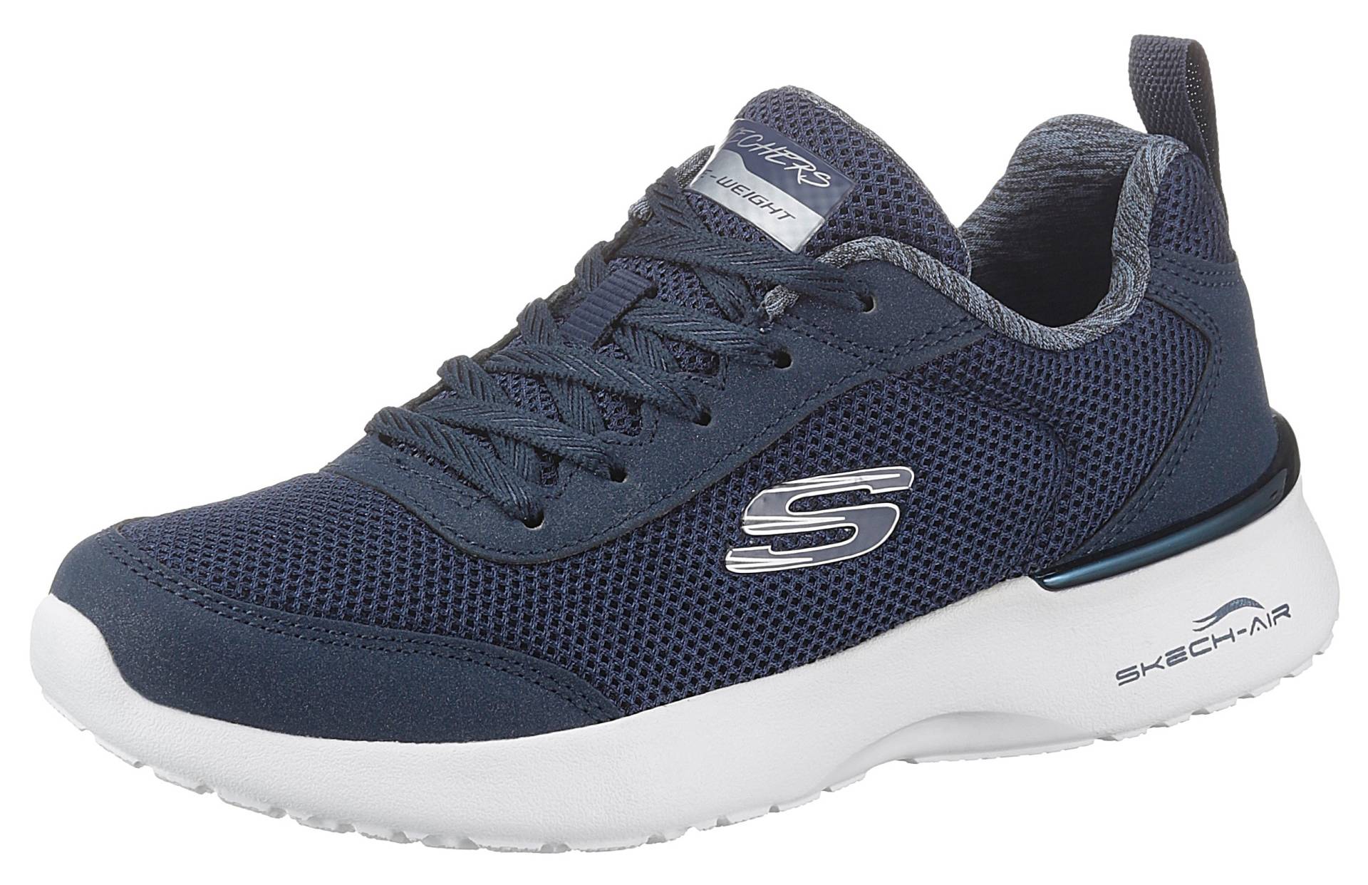 Skechers Sneaker »Skech-Air Dynamight - Fast Brake«, Metallic-Element an der Ferse, Freizeitschuh, Halbschuh, Schnürschuh von Skechers