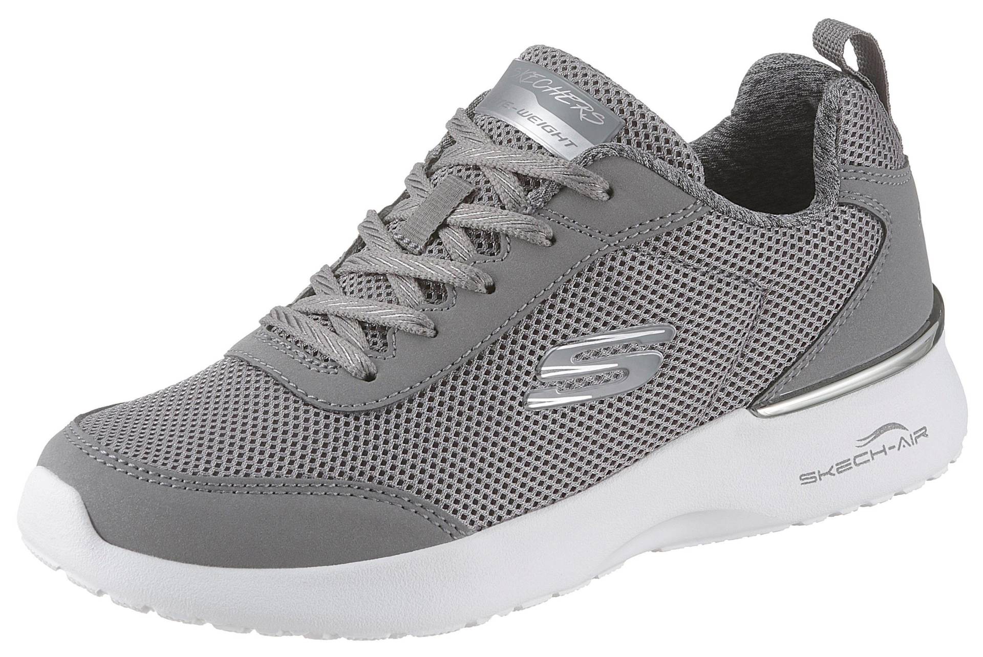 Skechers Sneaker »Skech-Air Dynamight - Fast Brake«, Metallic-Element an der Ferse, Freizeitschuh, Halbschuh, Schnürschuh von Skechers