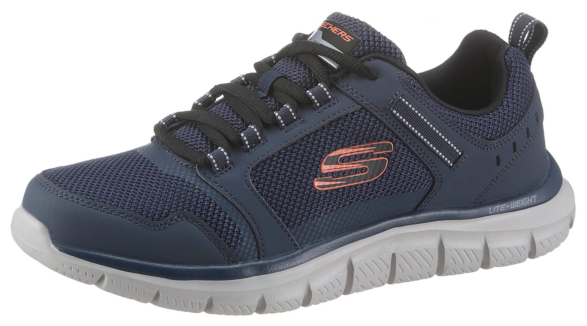 Skechers Sneaker »TRACK-KNOCKHILL«, mit gepolsterter Innensohle, Freizeitschuh, Halbschuh, Schnürschuh von Skechers