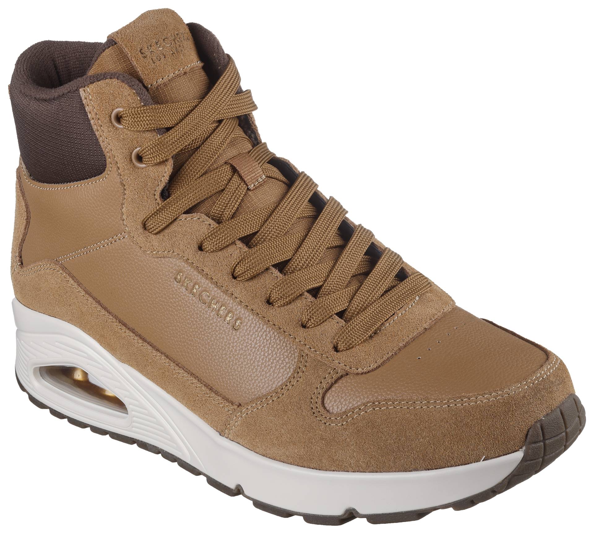 Skechers Sneaker »UNO«, Mid Cut Sneaker, Schnürboots mit gepolstertem Schaftrand von Skechers