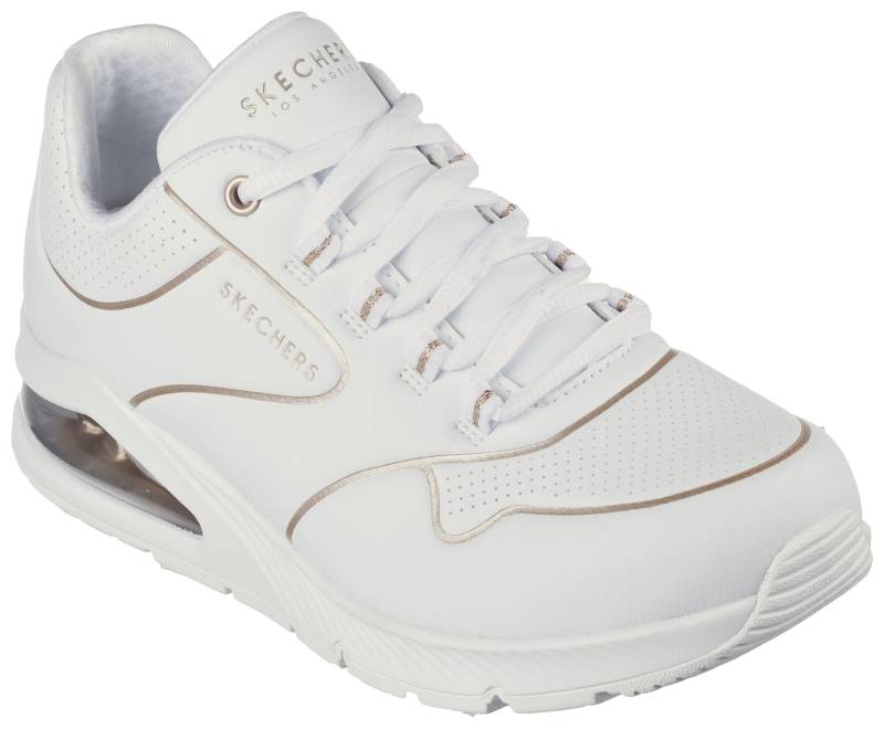 Skechers Sneaker »UNO 2 - GOLDEN TRIM«, mit Metallic-Details, Freizeitschuh, Halbschuh, Schnürschuh von Skechers