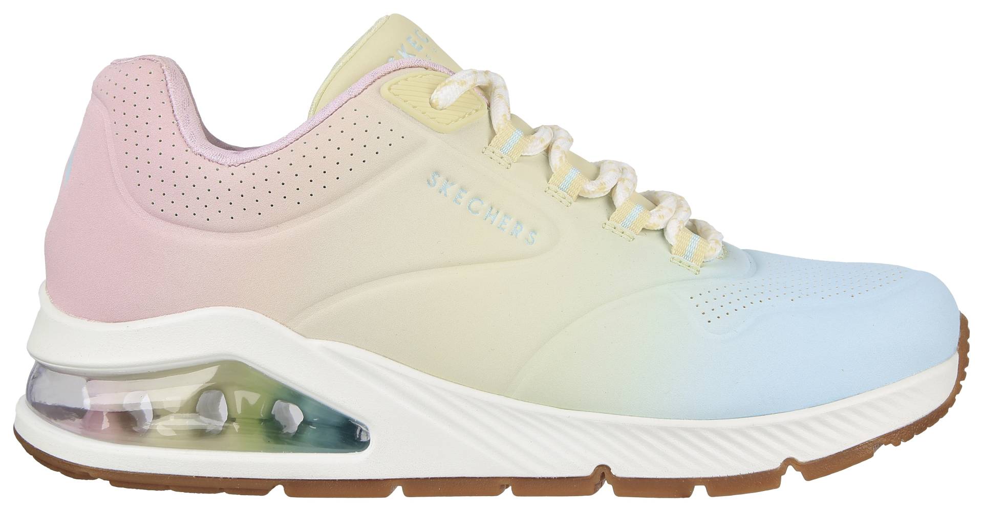 Skechers Sneaker »UNO 2 OMBRE AWAY«, in leuchtender Farbkombi, Freizeitschuh, Halbschuh, Schnürschuh von Skechers