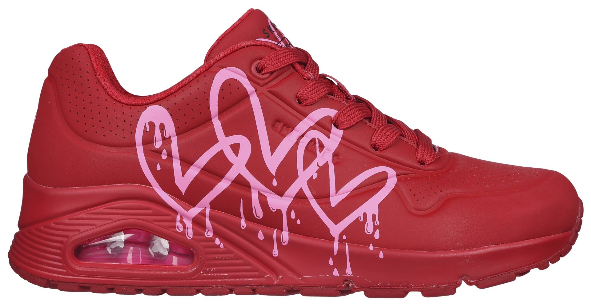Skechers Sneaker »UNO DRIPPING IN LOVE«, mit Herzen-Graffity-Print, Freizeitschuh, Halbschuh, Schnürschuh Skechers Sneaker »UNO DRIPPING IN LOVE«, mit Herzen-Graffity-Print, Freizeitschuh, Halbschuh, Schnürschuh von Skechers