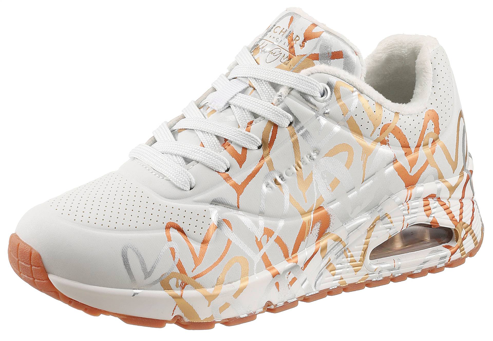 Skechers Sneaker »UNO - METALLIC LOVE«, mit trendigen Metallic-Print, Freizeitschuh, Halbschuh, Schnürschuh Skechers Sneaker »UNO - METALLIC LOVE«, mit trendigen Metallic-Print, Freizeitschuh, Halbschuh, Schnürschuh von Skechers