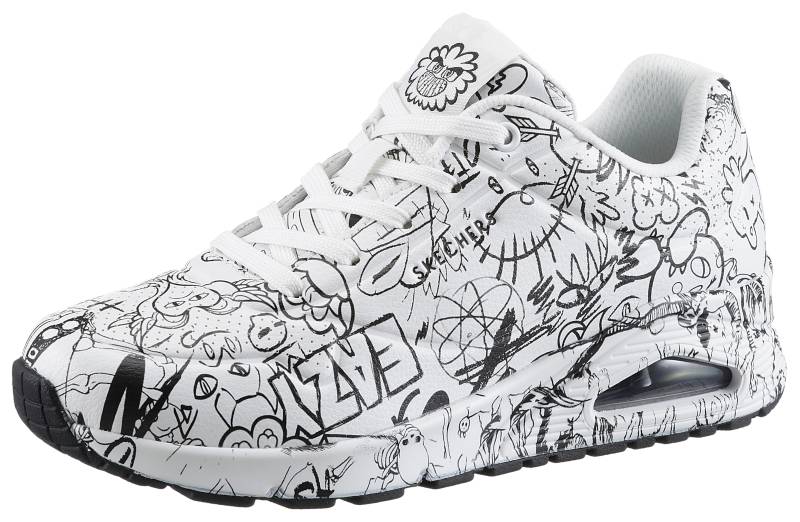 Skechers Sneaker »UNO-PROCESS SKETCH«, mit coolem Sketchprint, Freizeitschuh, Halbschuh, Schnürschuh von Skechers