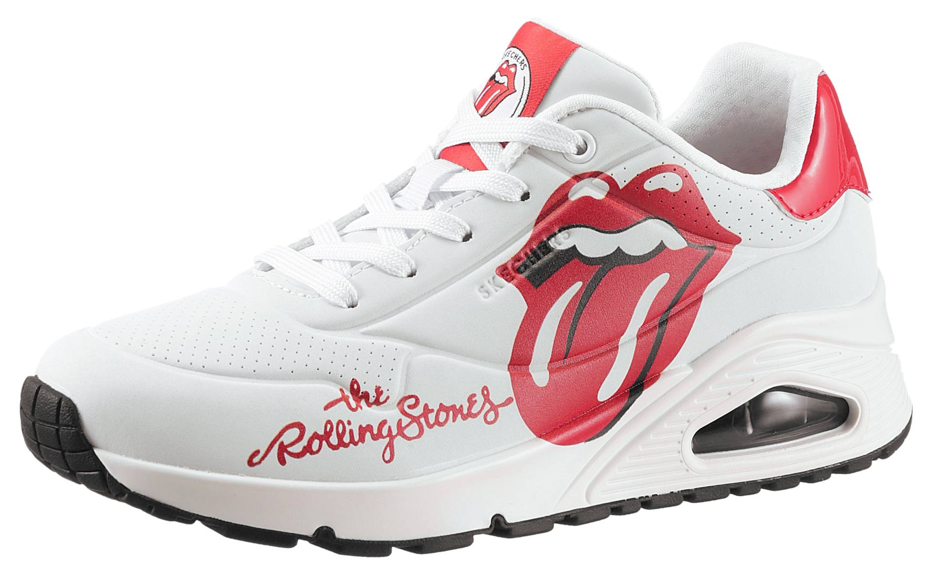 Skechers Sneaker »UNO ROLLING STONES«, mit seitlichem Print, Freizeitschuh, Halbschuh, Schnürschuh von Skechers