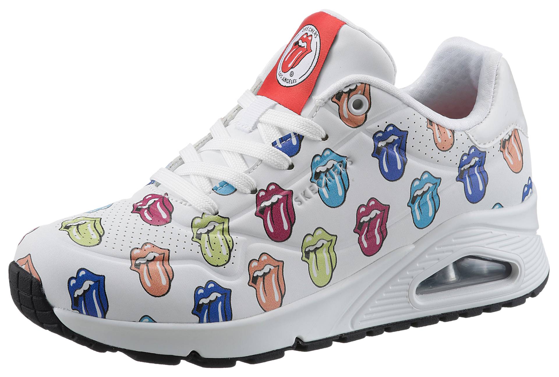 Skechers Sneaker »UNO - SAY IT LOUD ROLLING STONES«, mit coolem Print, Freizeitschuh, Halbschuh, Schnürschuh von Skechers