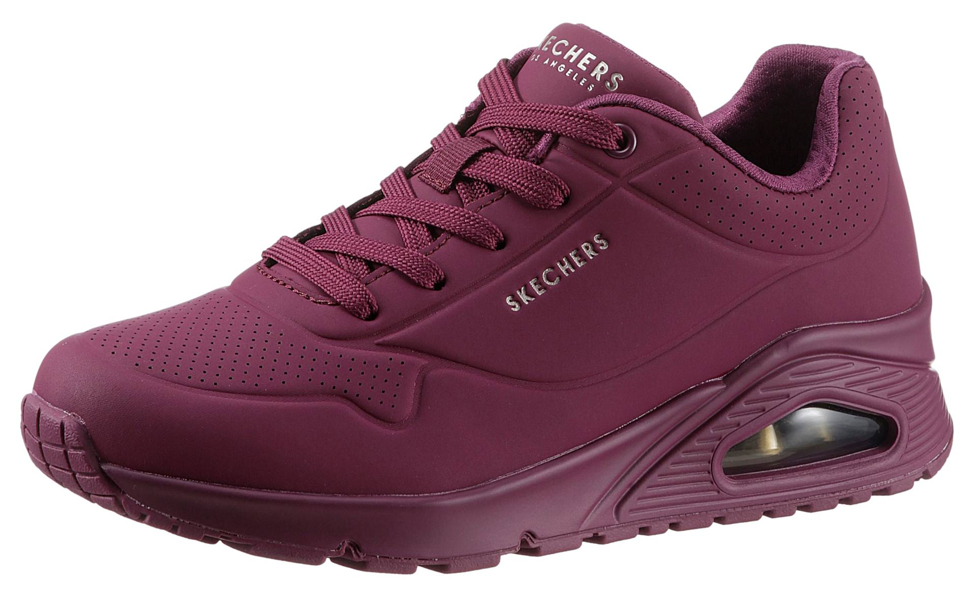 Skechers Sneaker »UNO-STAND ON AIR«, im monochromen Look, Freizeitschuh, Halbschuh, Schnürschuh von Skechers