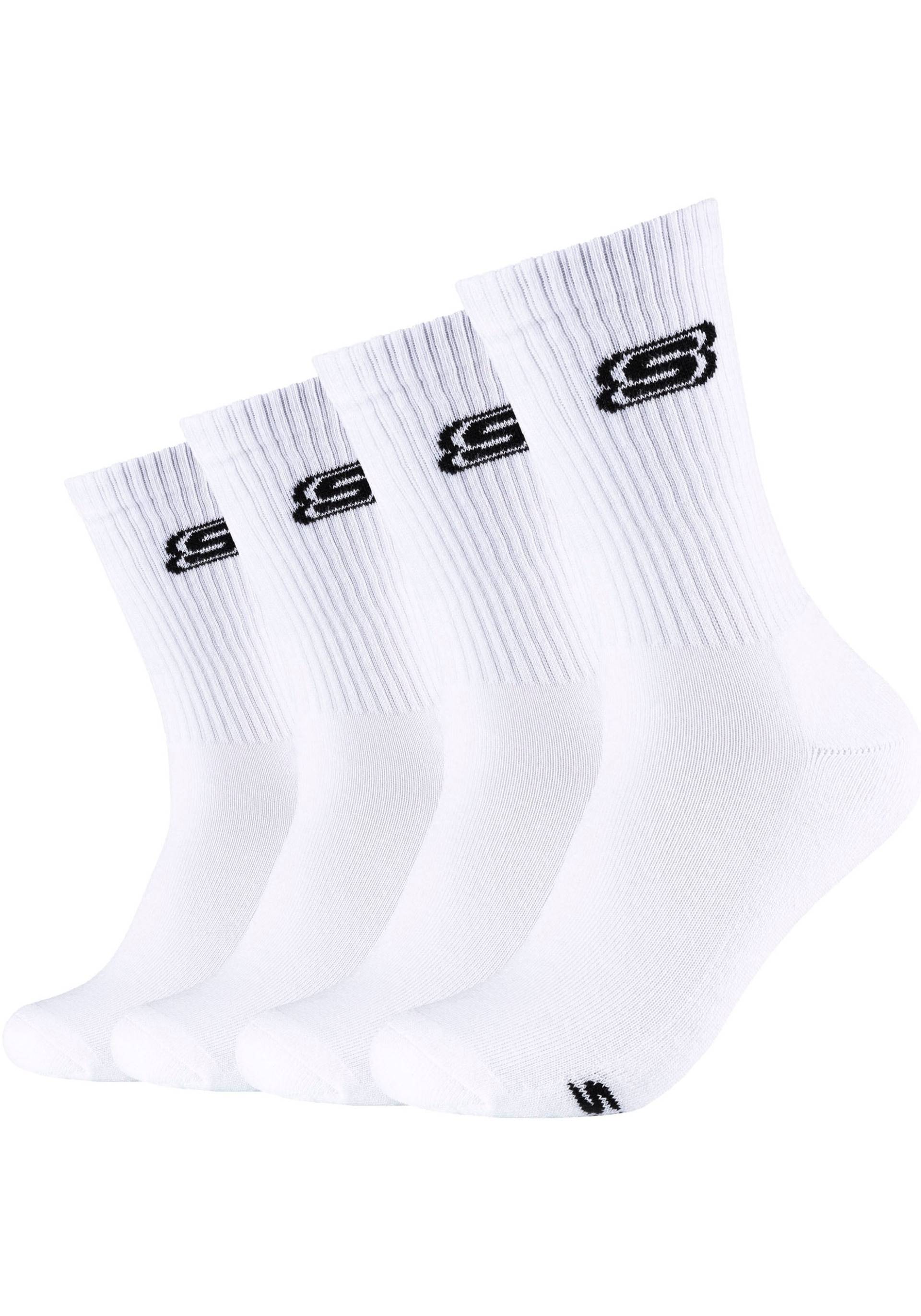 Skechers Socken, (Packung, 4er-Pack), mit verstärkter Ferse & Spitze für lange Haltbarkeit von Skechers