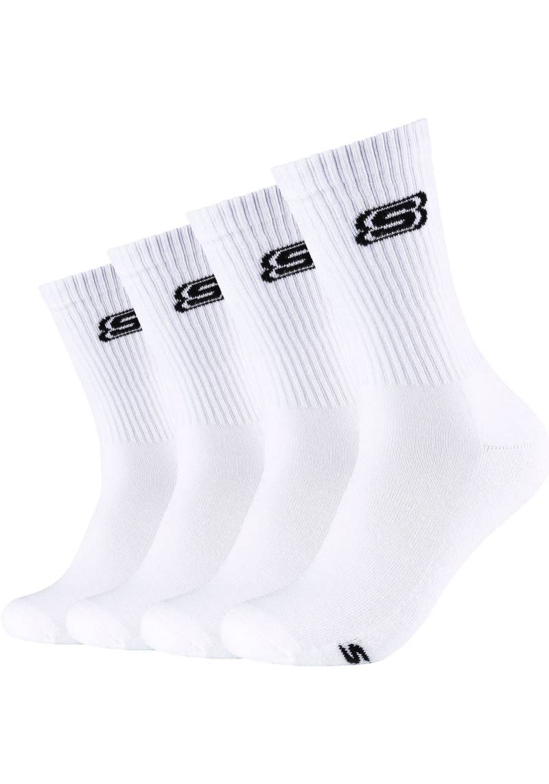 Skechers Socken, (4er Pack), mit verstärkter Ferse & Spitze für lange Haltbarkeit von Skechers