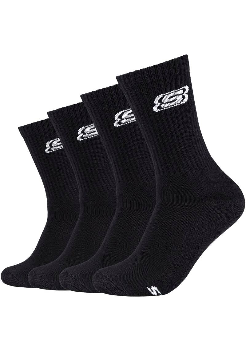 Skechers Socken, (4er Pack), mit verstärkter Ferse & Spitze für lange Haltbarkeit von Skechers