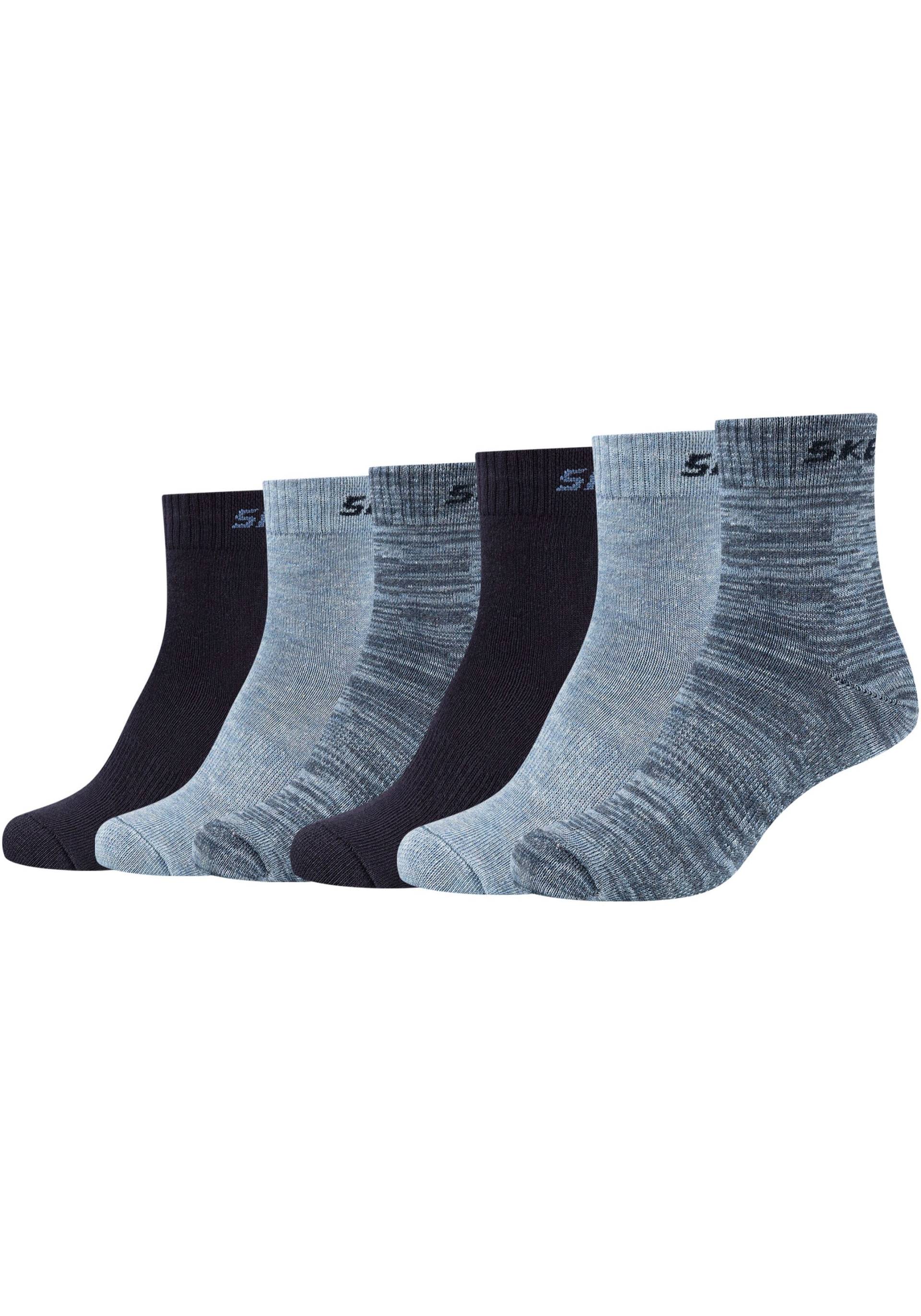 Skechers Socken, (Packung, 6er-Pack), mit Mittelfussunterstützung von Skechers