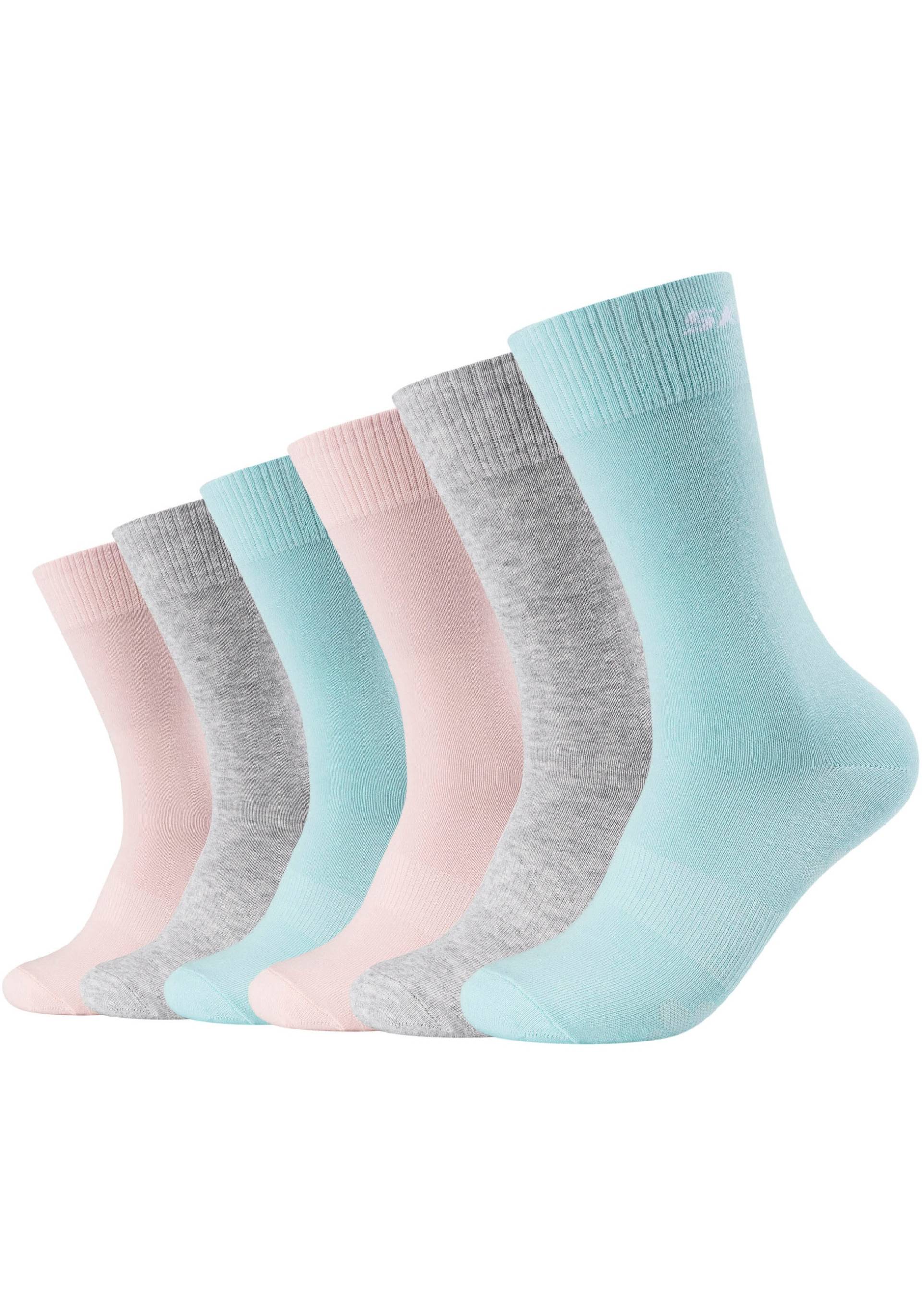 Skechers Socken, (6er Pack), mit verstärktem Fersen- und Zehenbereich von Skechers