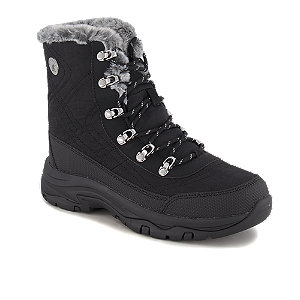 Skechers Trego Damen Schnürboot Schwarz von Skechers