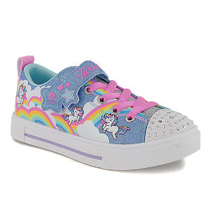 Skechers Twinkle Sparks Mädchen Sneaker Blau von Skechers