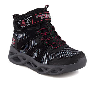 Skechers Twisted Brights Zerrix Jungen Sneaker Schwarz von Skechers