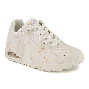 Skechers Uno Damen Sneaker Creme von Skechers