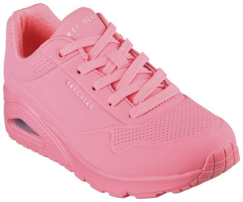 Skechers Wedgesneaker »Uno - Stand on Air«, mit feiner Perforation, Freizeitschuh, Halbschuh, Schnürschuh von Skechers