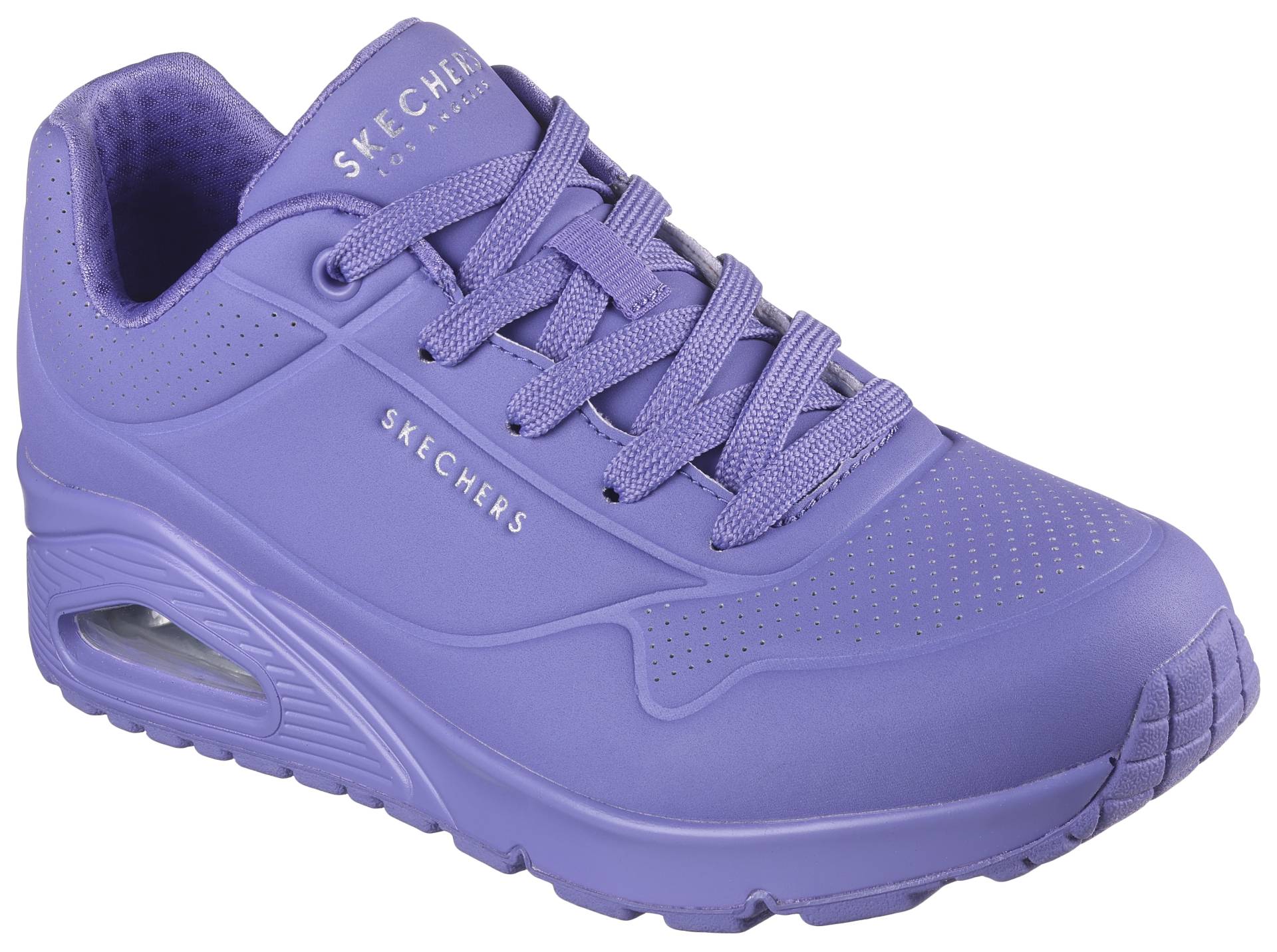 Skechers Wedgesneaker »Uno - Stand on Air«, mit feiner Perforation, Freizeitschuh, Halbschuh, Schnürschuh von Skechers