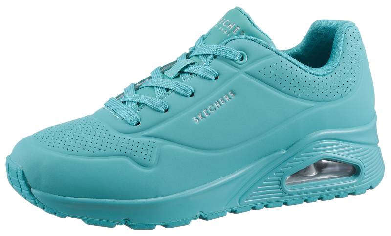 Skechers Wedgesneaker »Uno - Stand on Air«, mit feiner Perforation, Freizeitschuh, Halbschuh, Schnürschuh von Skechers