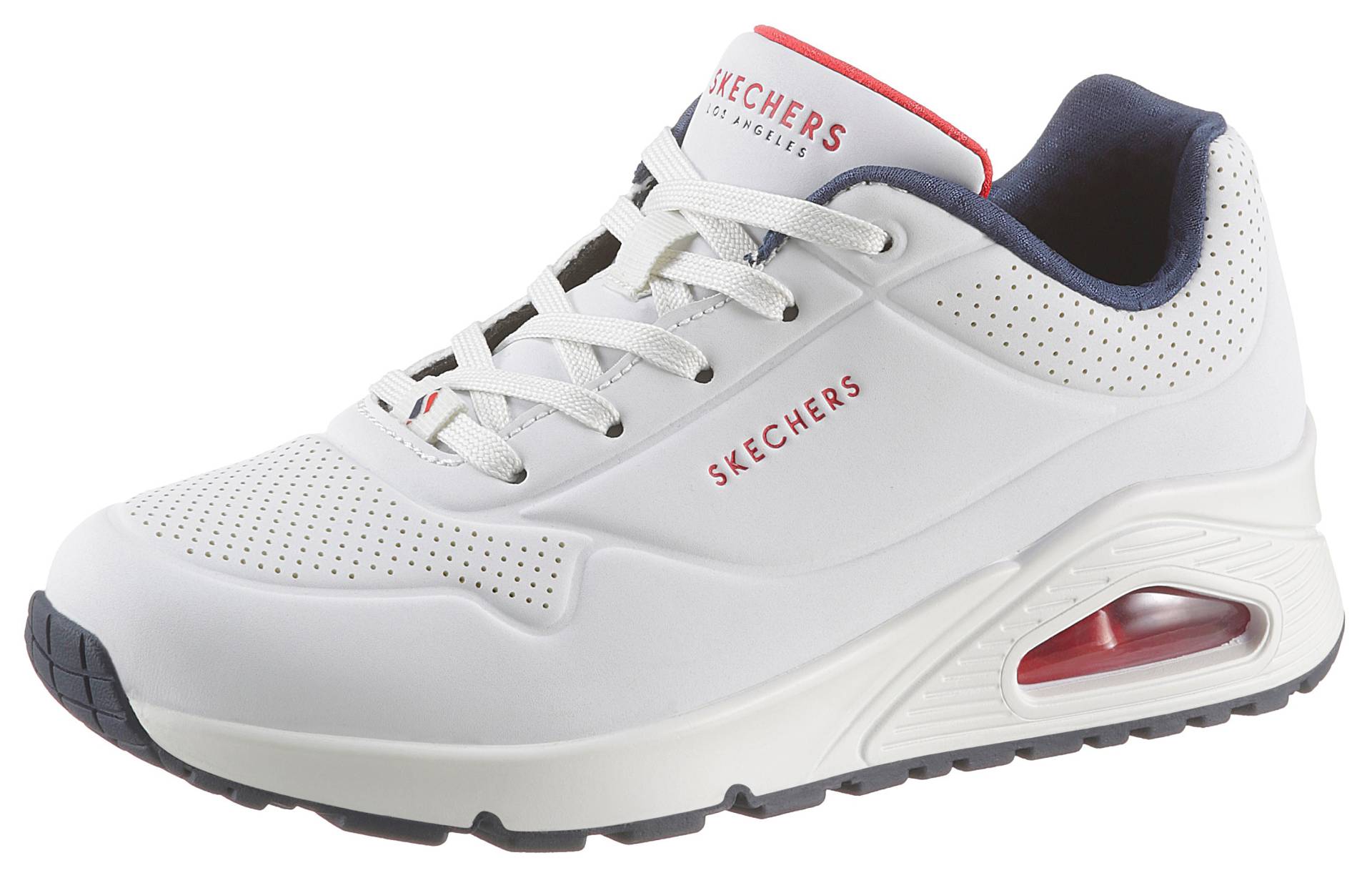 Skechers Wedgesneaker »Uno - Stand on Air«, Freizeitschuh, Halbschuh, Schnürschuh mit feiner Perforation von Skechers