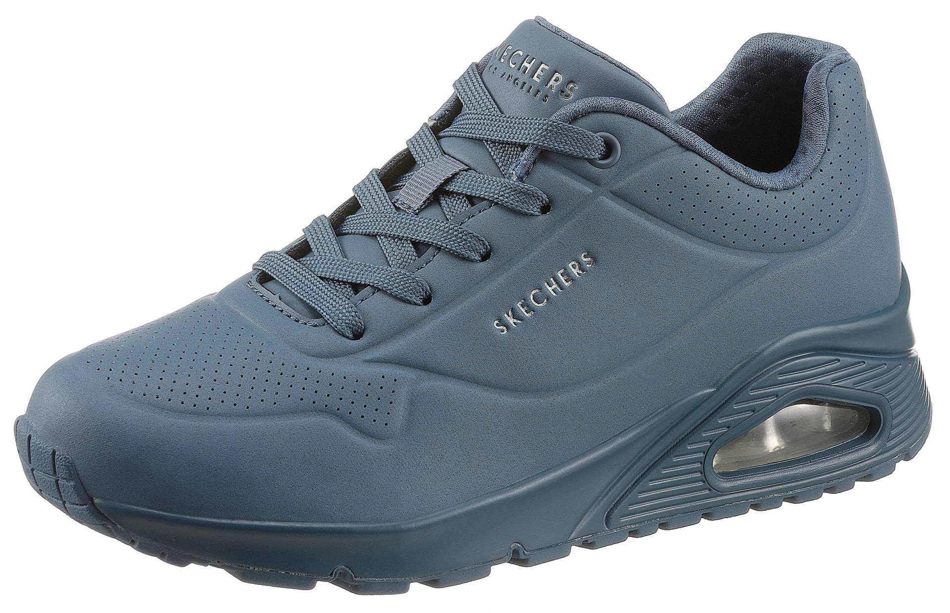 Skechers Wedgesneaker »Uno - Stand on Air«, Freizeitschuh, Halbschuh, Schnürschuh mit feiner Perforation von Skechers