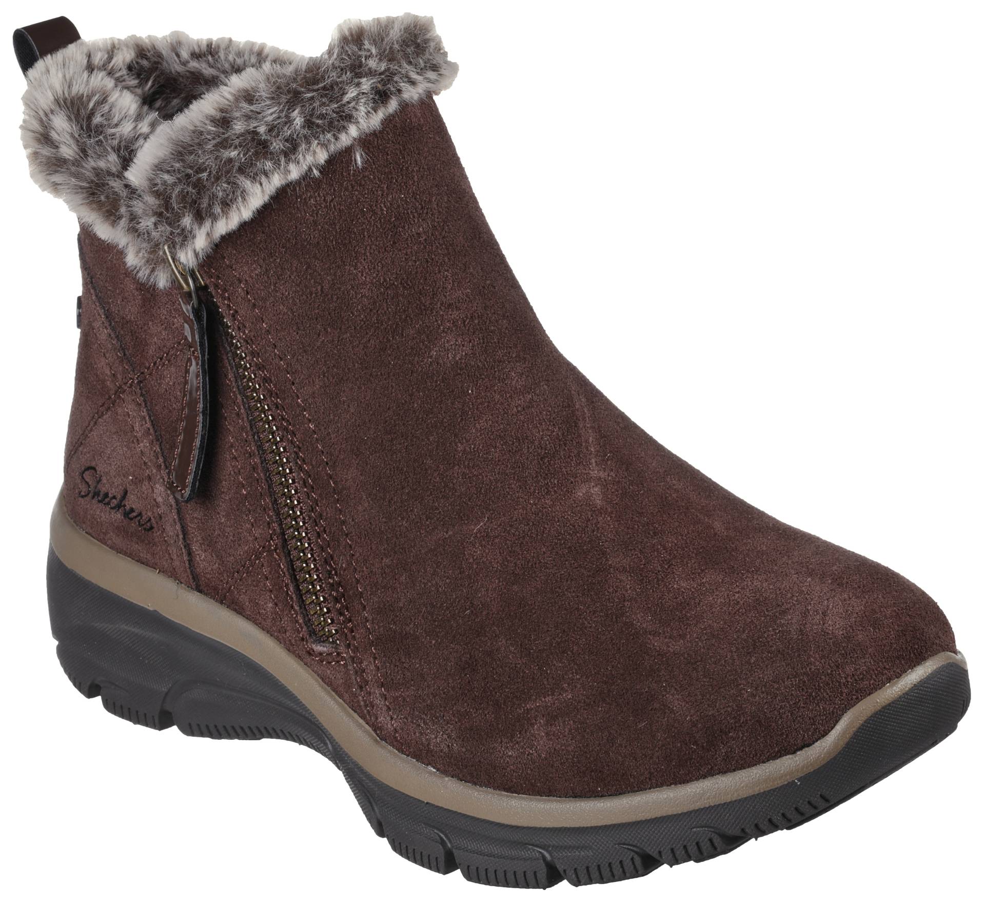 Skechers Winterboots »EASY GOING - HIGH ZIP«, mit Fellimitatkragen von Skechers