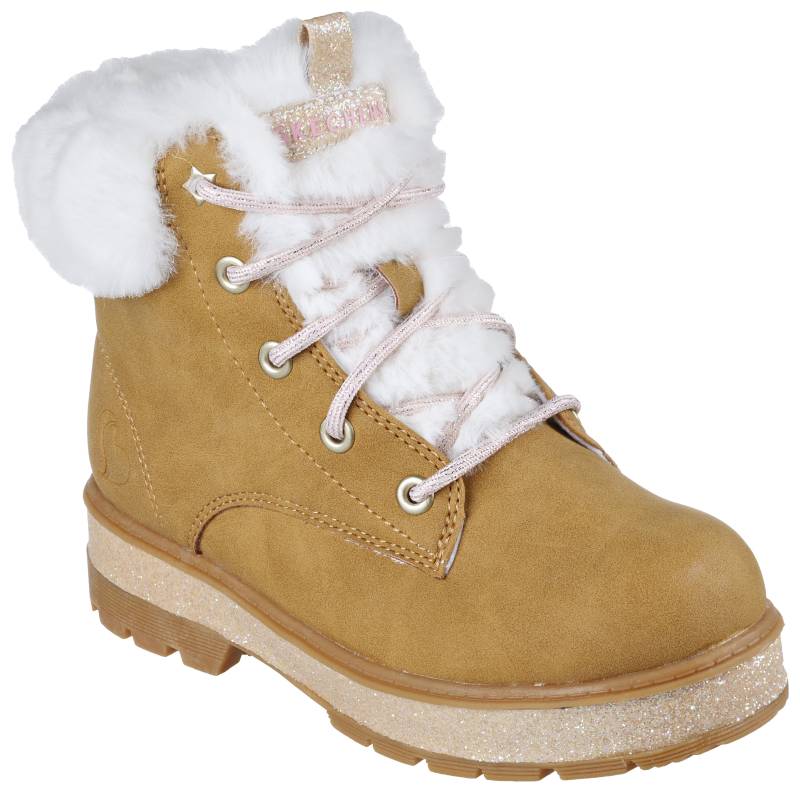 Skechers Winterstiefel »STREET GLITZ«, Worker Boot, Schnürstiefel, Winterboots mit Kunstfell am Schaft von Skechers