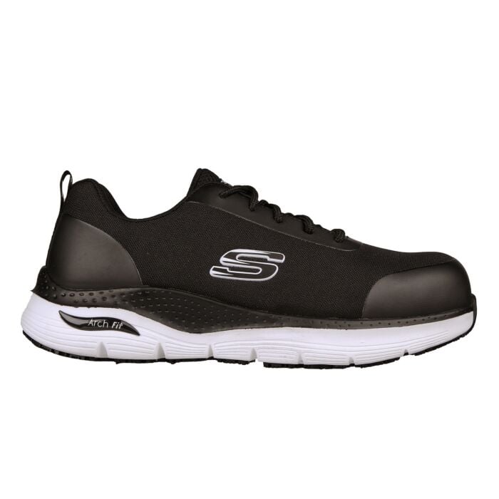 Skechers Work Herren Sicherheitsschuh Arch Fit Ringstap, schwarz, 45 von Skechers