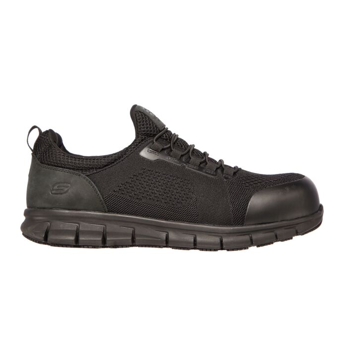 Skechers Work Herren Sicherheitsschuh Synergy - Omat Alloy Toe, schwarz, 41 von Skechers