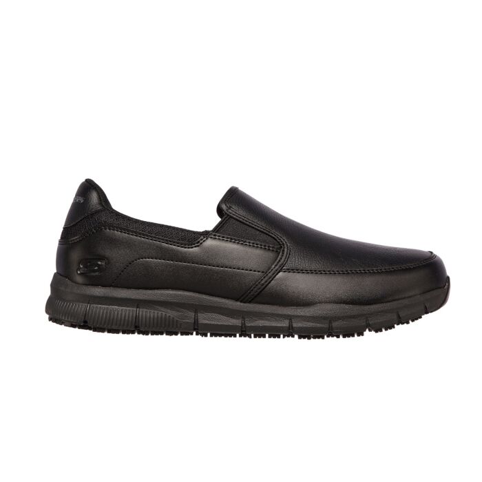 Skechers Work Schlupfschuh Relaxed Fit Nampa Groton SR, schwarz, 39 von Skechers