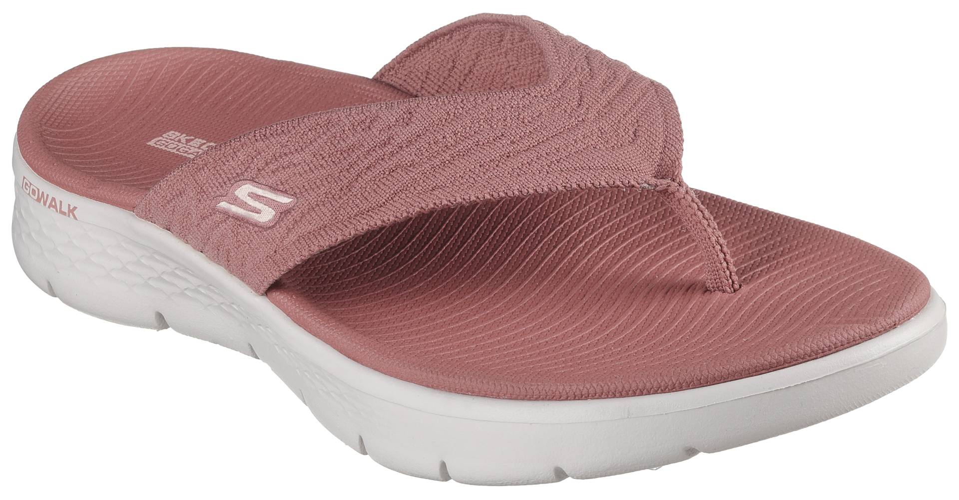 Skechers Zehentrenner »GO WALK FLEX SANDAL-SPLENDOR-X«, Sommerschuh, Schlappen, Poolsildes mit Goga Mat Footbed von Skechers