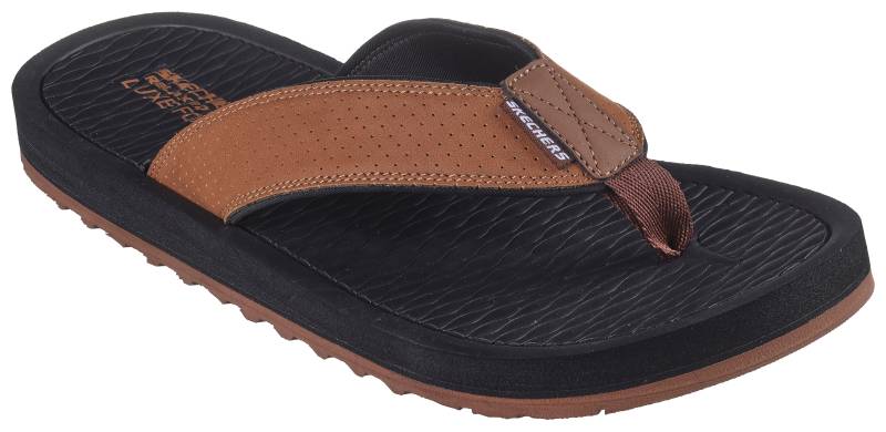 Skechers Zehentrenner »TANTRIC-COPANO«, Sommerschuh, Schlappen, Poolslides, Badeschuh, mit Luxe Foam von Skechers