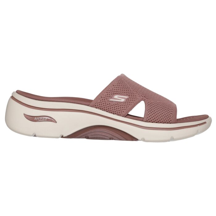 Skechers go walk Slide für Damen braun von Skechers