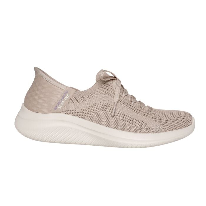 Slip Ins Damen-Schlupfschuh mit Deko-Schnürung taupe von Skechers