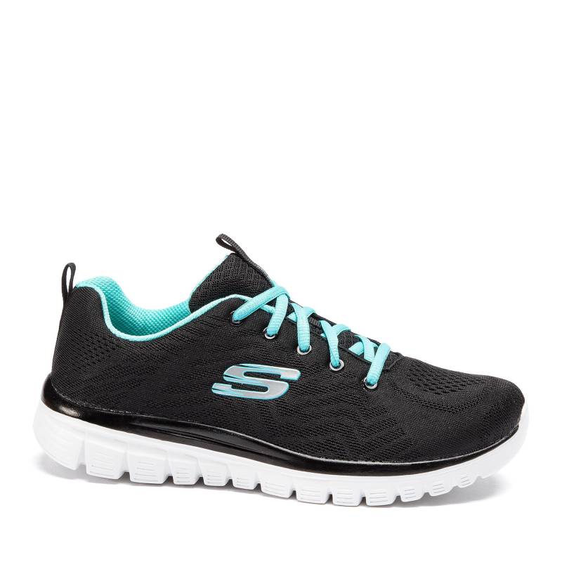 Sneakers Skechers Get Connected 12615/BKTQ Schwarz von Skechers