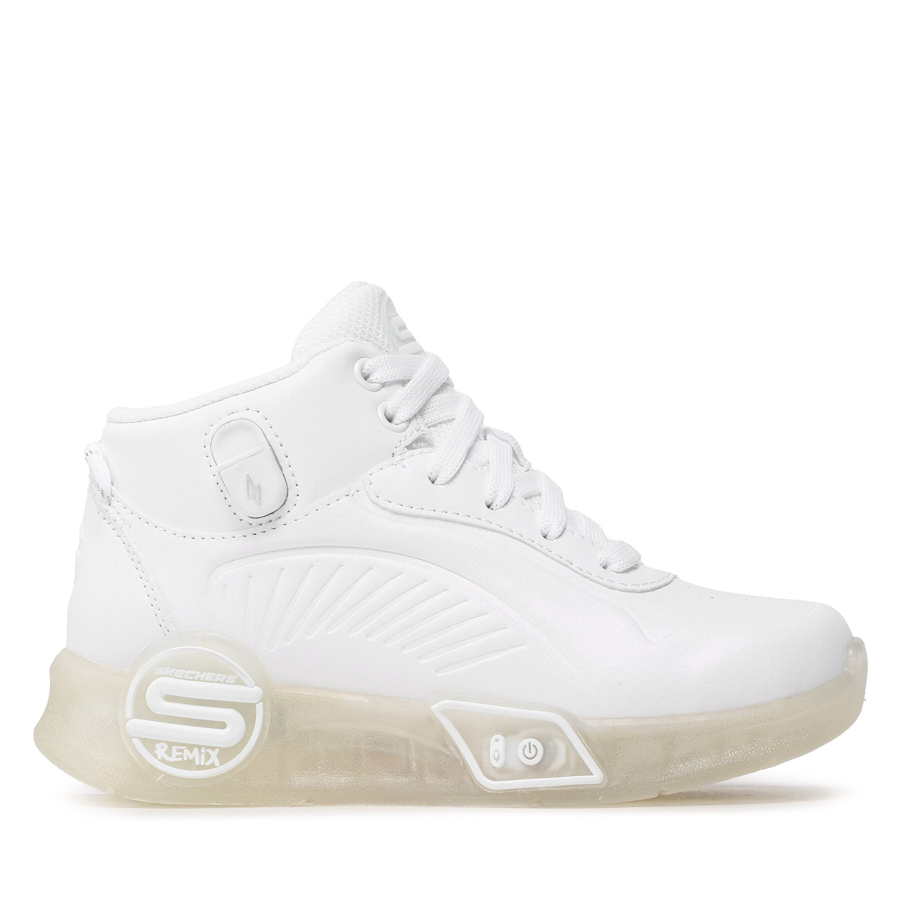 Sneakers Skechers S-Lights Remix 310100L/WHT Weiß Sneakers Skechers S-Lights Remix 310100L/WHT Weiß von Skechers