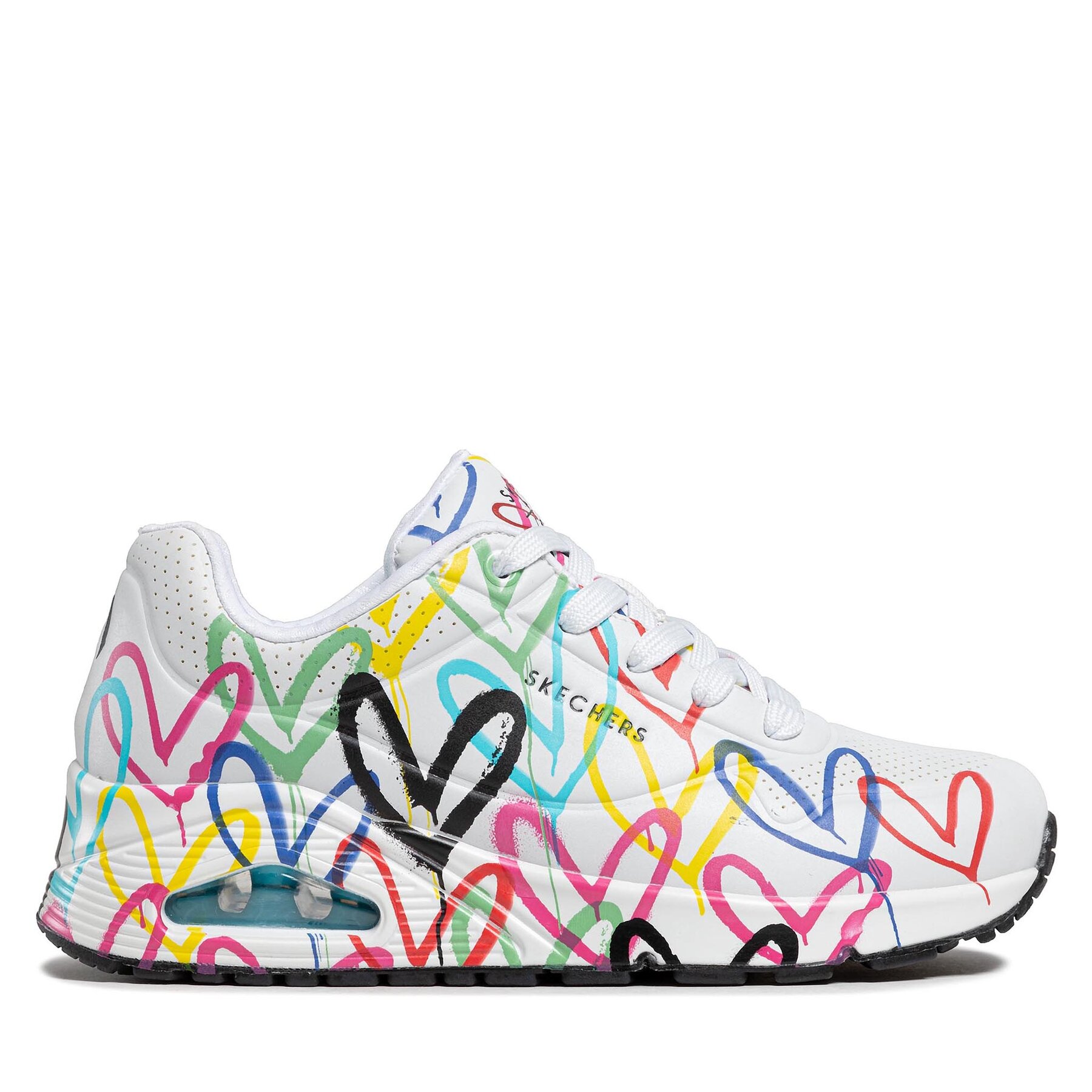 Sneakers Skechers Uno Spread The Love 55507/WMLT Weiß Sneakers Skechers Uno Spread The Love 55507/WMLT Weiß von Skechers