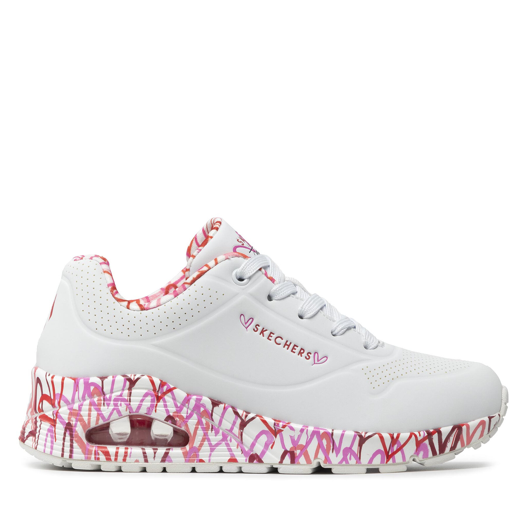 Sneakers Skechers Uno Loving Love 155506/WRPK Weiß Sneakers Skechers Uno Loving Love 155506/WRPK Weiß von Skechers