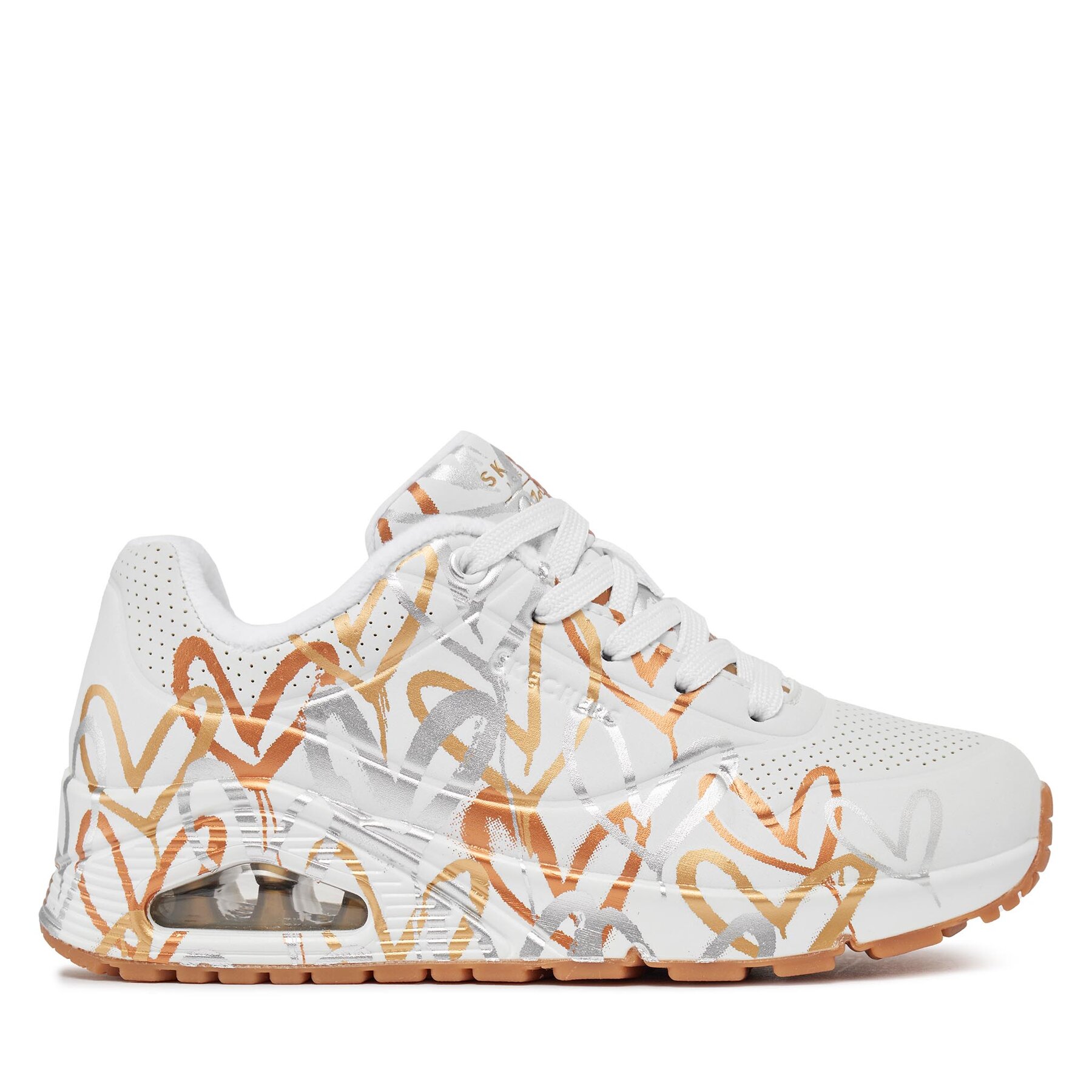 Sneakers Skechers Uno Metallic Love 155523/WTGD Weiß Sneakers Skechers Uno Metallic Love 155523/WTGD Weiß von Skechers