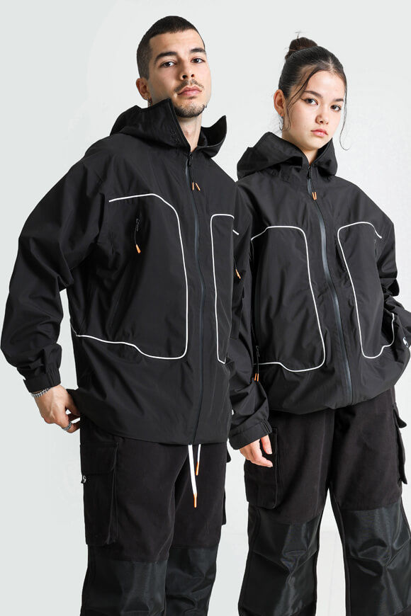 Skilz Ninja Windbreaker | Schwarz | Herren  | L von Skilz