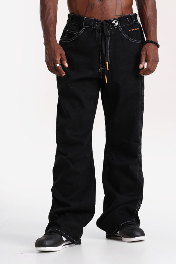 Skilz Straight Fit Jeans | Schwarz | Herren  | 28 von Skilz