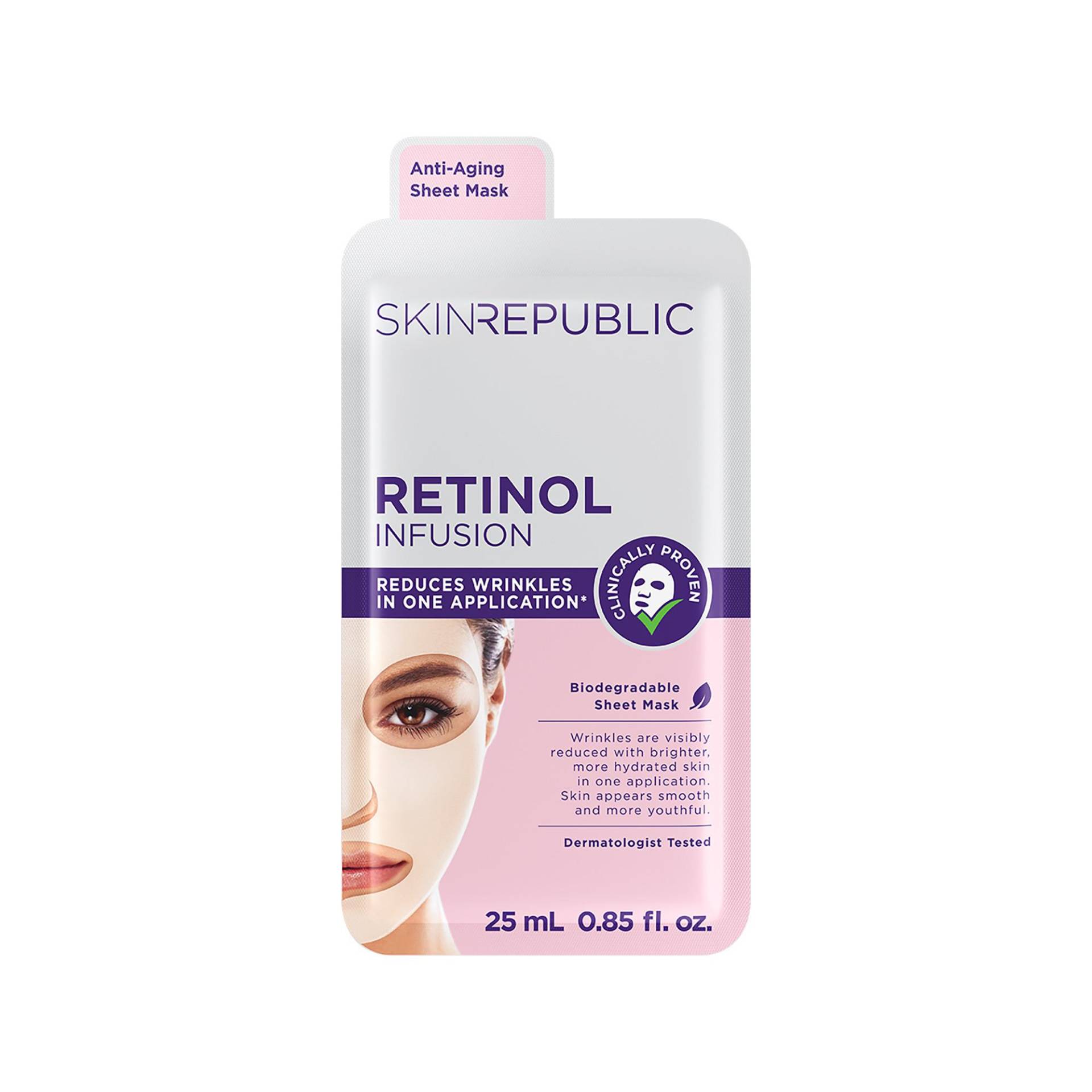 Retinol Infusion Tuchmaske Damen  1 pezzo von Skin republic